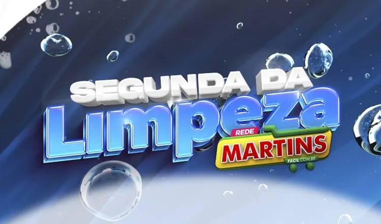 A Segunda da Limpeza chega abrindo a semana de ofertas no Martinsfácil. Lista imbatível