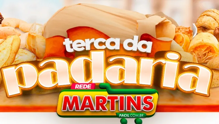 Chegou a Terça da Padaria no Martinsfácil. Aproveite a promoção