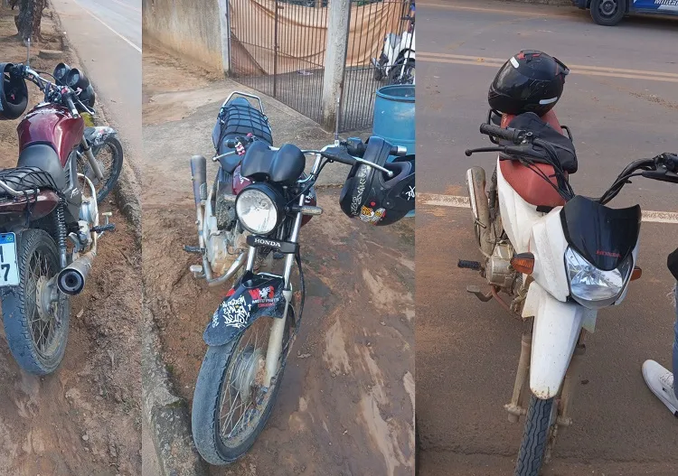 Motos barulhentas: PM fecha o cerdo em Rio Bananal