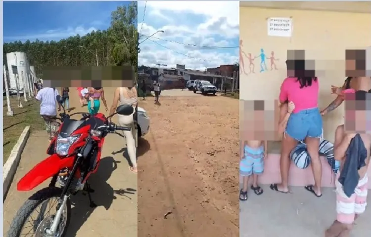 Clima tenso no CDPA de Aracruz. Muita gritaria vinda das celas, e parentes em desespero do lado de fora