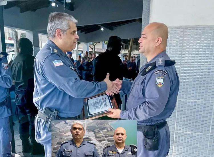 Homenagem no 12º Batalhão da Polícia Militar, em Linhares