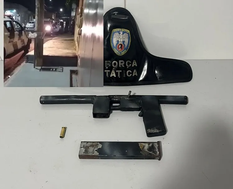 “Chama a mamãe!”: Adolescente apreendido com submetralhadora se desespera diante da Força Tática no Interlagos, Linhares