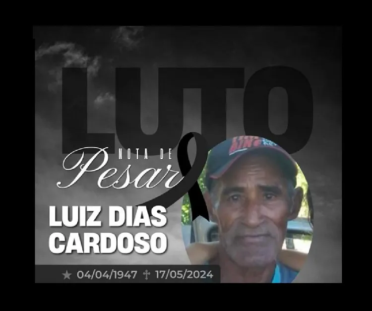 Bairro Aviso se despede de Luiz Dias Cardoso