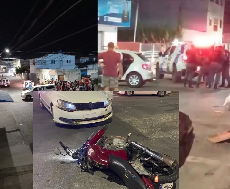 Fuga frustrada, 7 multas aplicadas e acidente em ocorrência de cenas de risco pelas ruas de Linhares