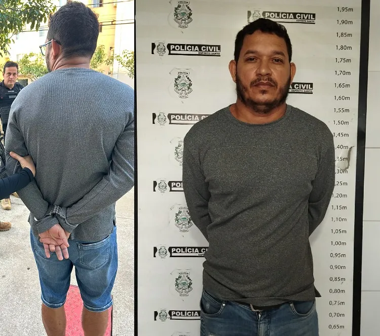 PC cerca condomínio e prende homem em Linhares. Ele tinha 2 mandados em aberto, ambos do RJ