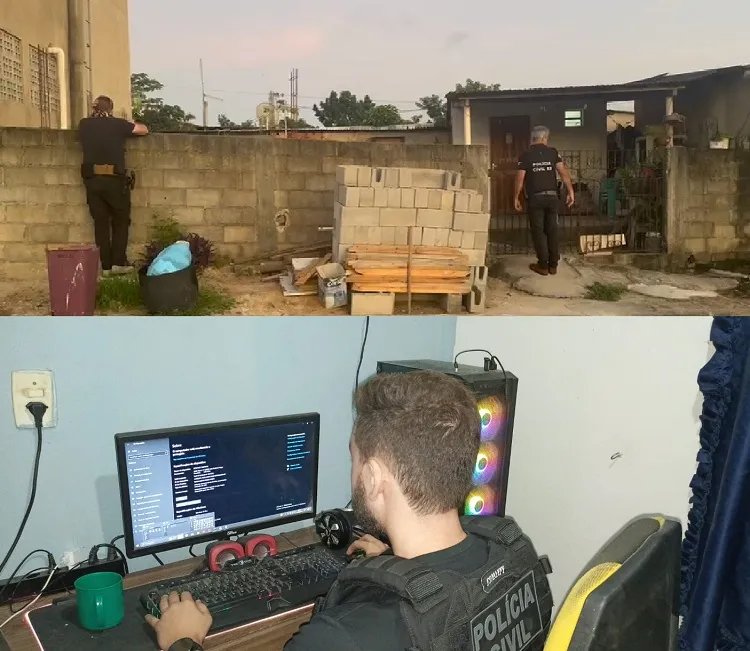 Preso em Linhares homem com mais de 4 mil conteúdos pornográficos infantil