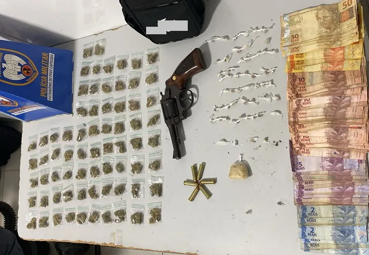 Matinha: Skank, crack, armamento e adolescente apreendidos em Sooretama