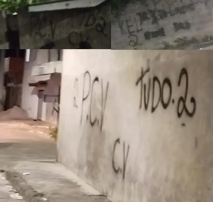 Nova Esperança: Criminosos picham muros e expulsam moradores. “Pedimos socorro”