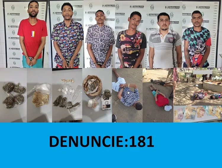 “Boca” de fumo a céu aberto é est0urada pela PC na Praça de Rio Bananal. Policiais se disfarçaram e deram o flagrante
