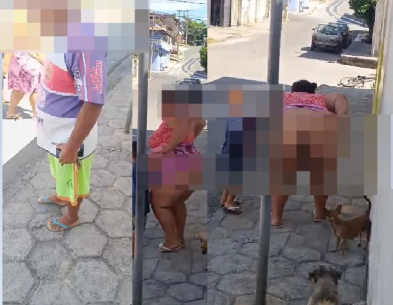 Mulher faz bundalelê em via pública e perto de crianças em Linhares.. ou foi Sooretama