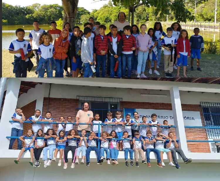 Estudantes de escola do Rio Quartel visitam planetário da Ufes