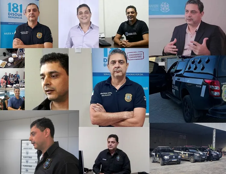 O aniversariante do mês: Delegado Fabricio Lucindo. “Não, não. O 181 precisa aparecer”