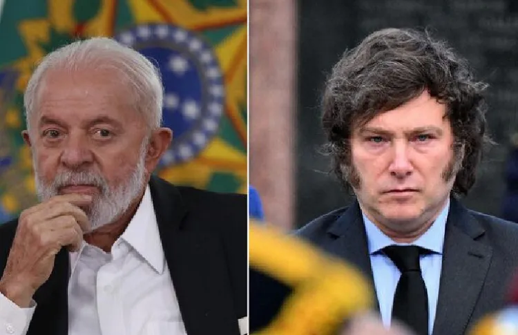 Milei rejeita pedir desculpas a Lula: ‘Por acaso não foi preso por ser corrupto?’