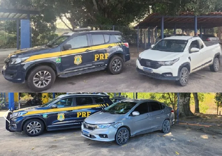 Quatro veículos adulterados apreendidos em menos de 44 horas pela PRF, dois deles em Linhares