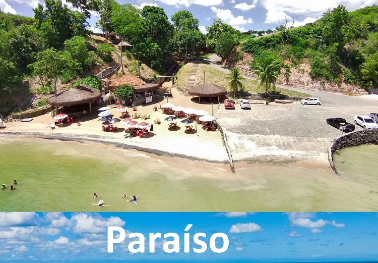 Pedaço do paraíso em reforma no quiosque da praia em Linhares