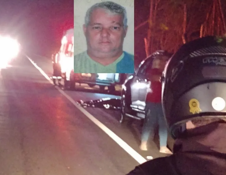 Acidente entre moto e carro deixa uma pessoa morta e outra ferida na BR-101, Linhares