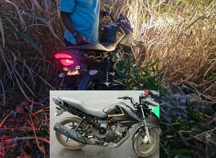 Encontrada moto roubada de mulher que trabalha como app em Linhares