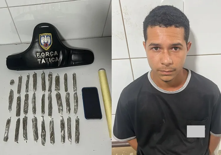 Pó do Shell: Mais de 200g de droga apreendidos, e jovem detido pela Força Tática
