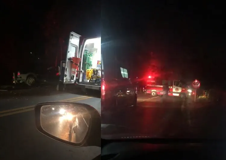 Acidente com vítima na Rodovia Roberto Calmon, Linhares
