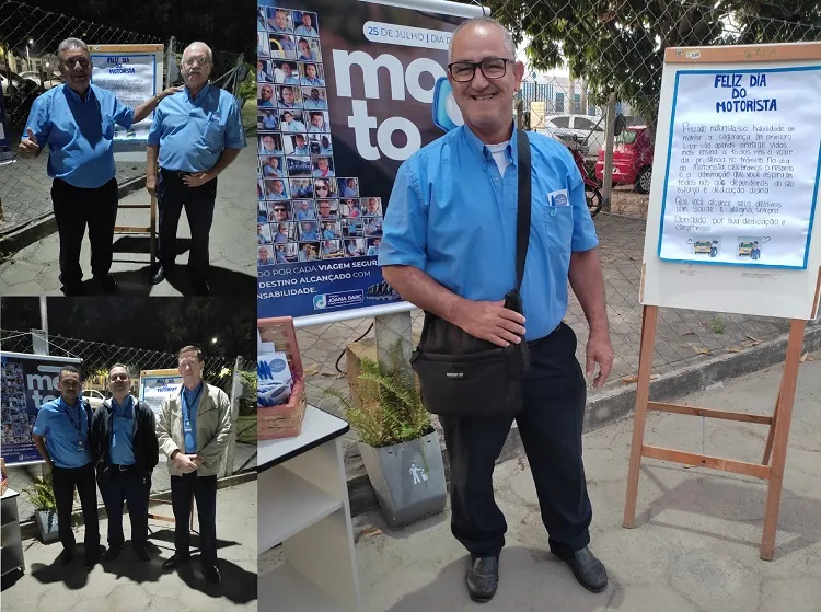 Homenagem no Dia do Motorista em Linhares. Eles merecem