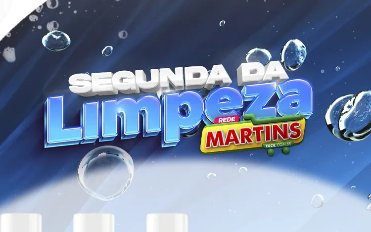 A Segunda da Limpeza chega chegando no Martins Fácil para você economizar