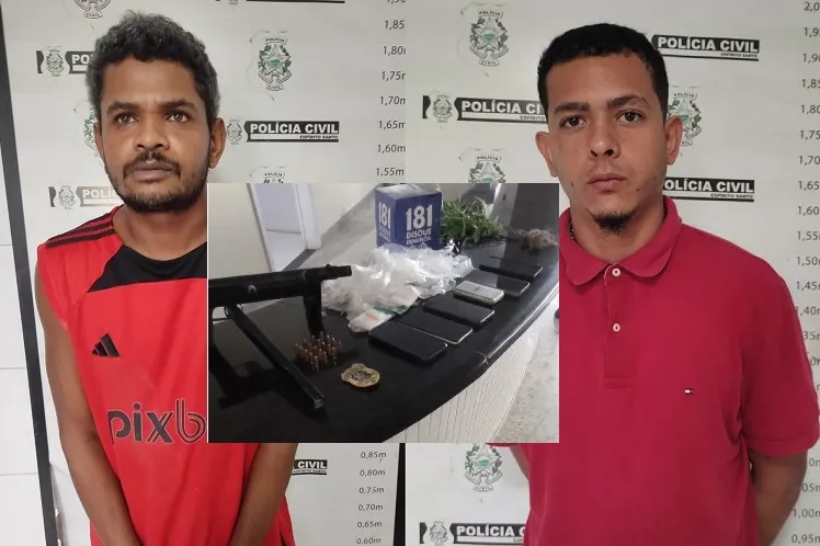 PC apreende submetralhadora e até droga in natura em Sooretama
