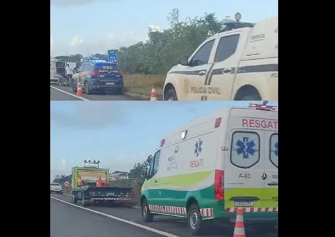 Atropelamento fatal na BR-101 em Linhares