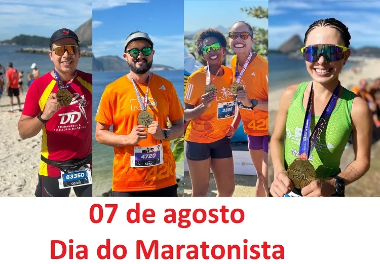 Dia do Maratonista: Eles brilham e recebem homenagem deste dia 7 de agosto