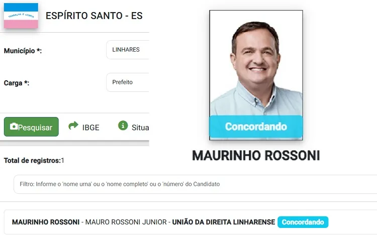 Finalizou primeiro: coligação “União da Direita Linharense” registra candidatura de Maurinho Rossoni
