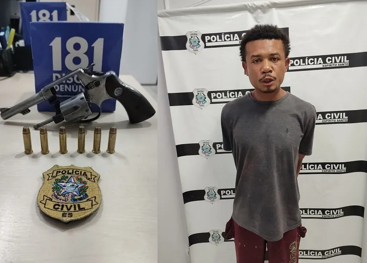 Homem com volume na cintura é preso pela PC de Sooretama