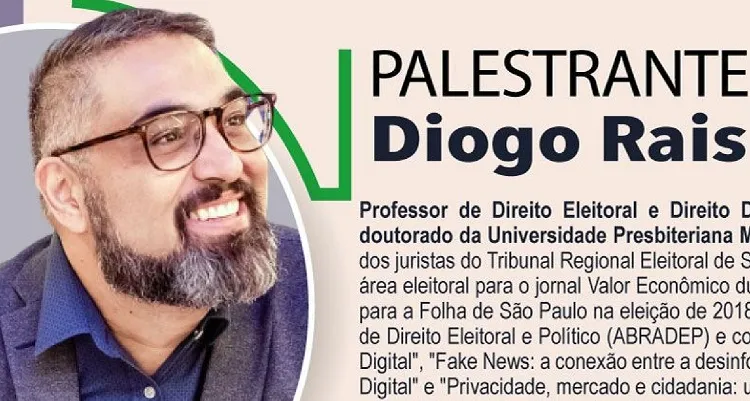 Juiz Diogo Rais ministrará palestra importante no Tribunal Regional Eleitoral do Espírito Santo