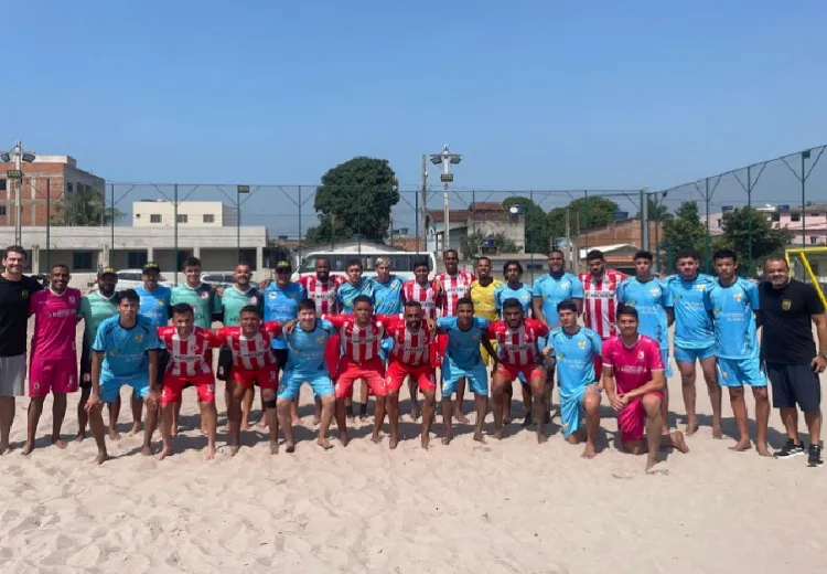 Anchieta goleia Marataízes e classifica Cariacica no Estadual Masculino de beach soccer