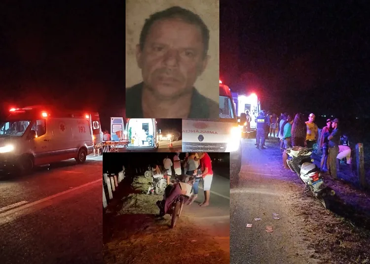 Acidente fatal: Adenildo é socorrido, mas não resiste e morre na Estrada do Pontal, Linhares