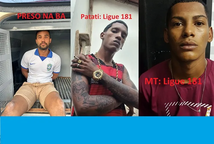 Morte de irmãos em Linhares: Coe é preso pela PM da Bahia. Patati e MT continuam foragidos