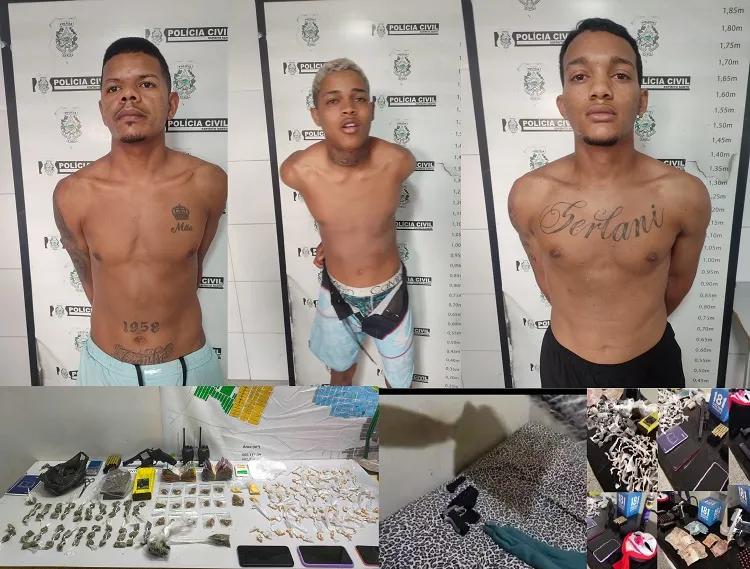 Guarujá, Gabrielzinho e Deacyr presos pela PC em Sooretama