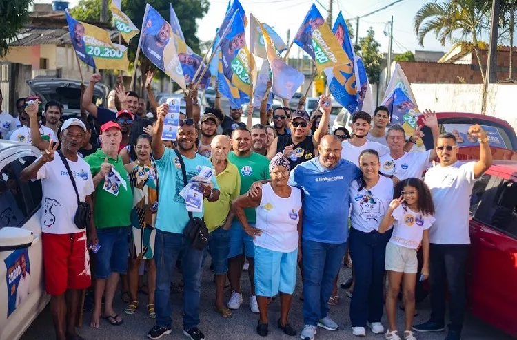 Caminhada de Gilson Lima movimenta bairro Movelar