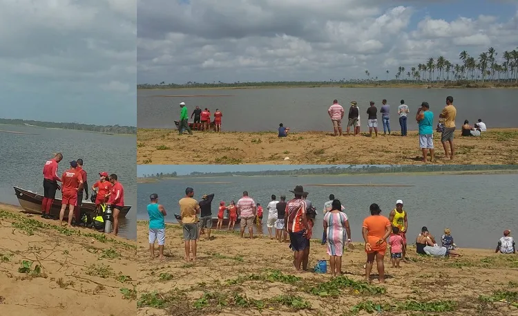 Mortes na lagoa: Corpos de pai e filho são encontrados. Foram vítimas da tragédia em Linhares