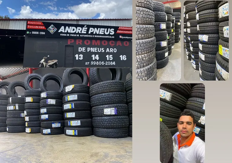 Promoção de pneus e em novo espaço em Linhares. 3 anos de garantia e montagem grátis