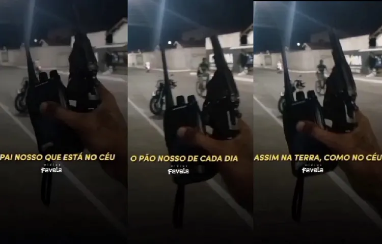 Criminoso desafia a polícia e usa até o "Pai Nosso" para mostrar "poder" no Jocafe 1, Linhares