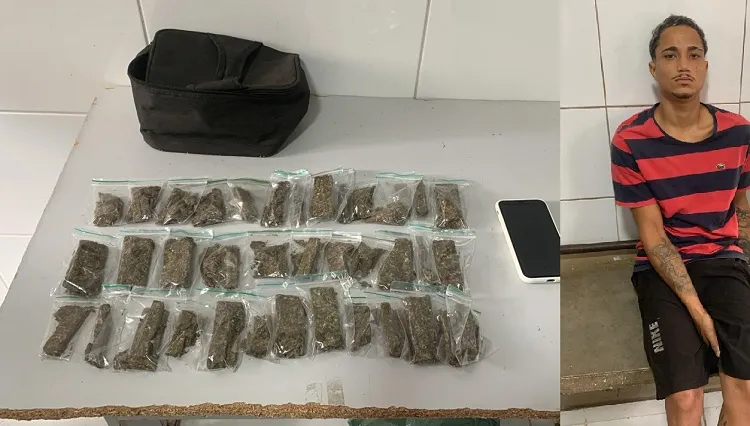 Mandado: Força Tática apreende droga ao cumprir MBAD em Linhares
