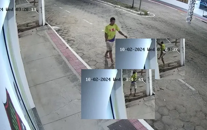 Lalau escala muro em bairro nobre de Linhares, e “faz a festa”