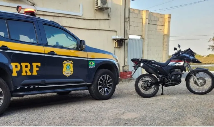 Calote no motel em Linhares: autor é preso e PRF ainda recupera moto furtada