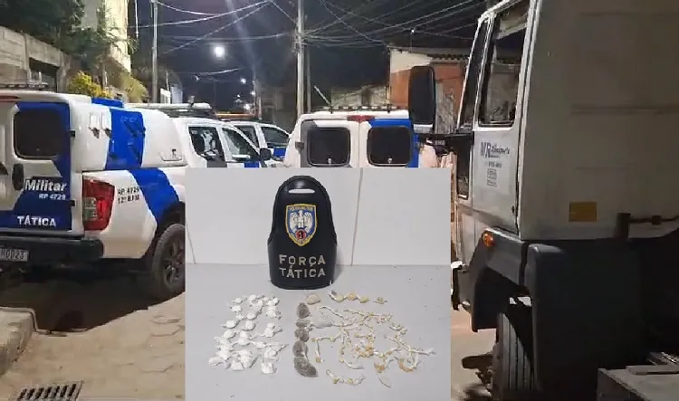 Pantera fareja, e Força Tática apreende drogas no Aviso, Linhares