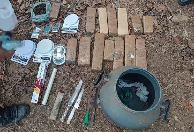 11 quilos de maconha apreendidos em Vila Valério