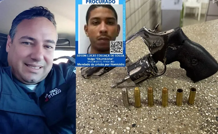 Chumbinho: Arma e droga apreendidas com suspeito de envolvimento na morte do Sgt Colatti no ES 