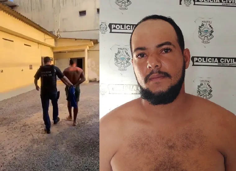 Preso suspeito de matar homem com 11 facadas em Linhares