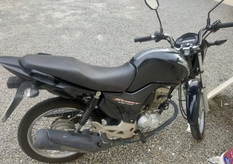 Ladrão de moto abandona veículo em avenida no Lagoa do Meio