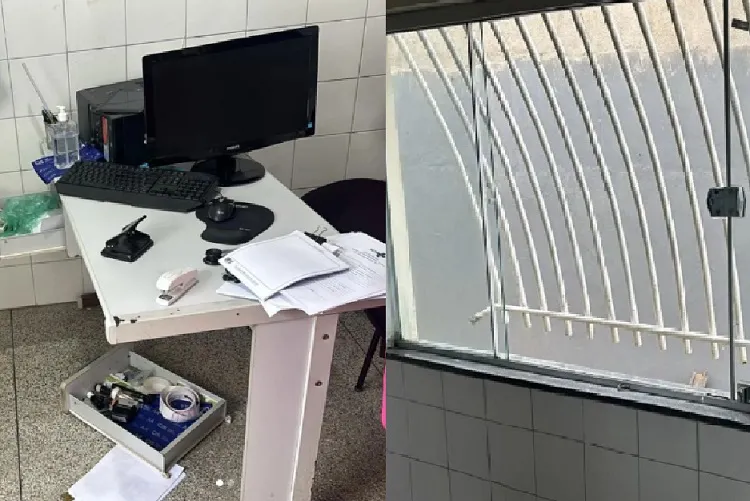 Posto de saúde arrombado em Sooretama. Até fraldas geriátricas foram furtadas
