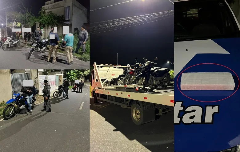Muitas motos multadas e outras apreendidas pela PM em Linhares
