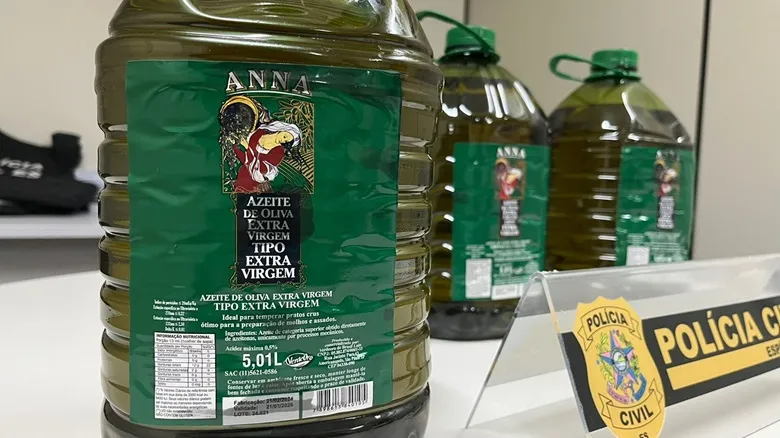 Azeite fake: Mais de oito mil litros de azeite suspeito apreendidos em operação no ES